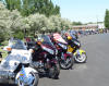 A few bikes.