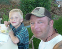 He must get the cuteness from his mom. . .?