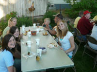 Fun at the party.