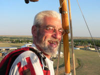 Pierre in the balloon.