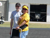 The ride help: Teeny and Debbie.
